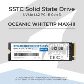 Ổ cứng SSD SSTC Oceanic Whitetip NVMe M.2 MAX-III 512GB (Gen 3)