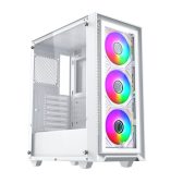 Thùng máy Case Xigmatek FLY II Artic 3GF - White | Kèm sẵn 3 fan RGB (EN 44670)