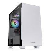 Thùng máy Case Thermaltake S100 Tempered Glass Snow Trắng (Kèm Sẵn 1 Fan Đen)