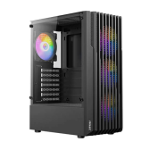Thùng máy Case Antec AX22 - Black | Kèm sẵn 3 fan LED cố định