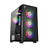 Thùng máy Case VSP Gaming FA-01 - Black | Support E-ATX, Workstation, Không kèm fan