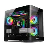 Thùng máy Case VSP X7 - Black (Kính cong)