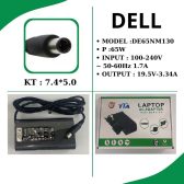 Adapter Laptop Dell 19.5V 3.34A 65W | Đầu kim 7.4*5.0 (Oval)