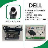Adapter Laptop Dell 19.5V 3.34A 65W | Đầu kim N 4.5*3.0 (Oval)