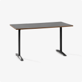 Bàn văn phòng HyperWork Core Desk - 1m2 | Khung đen, mặt bàn đen