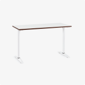 Bàn văn phòng HyperWork Core Desk - 1m4 | Khung trắng, mặt bàn trắng