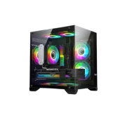 Thùng máy Case Aquanaut Pro Gaming Micro ATX X2 Galaxy - Đen | Mid Tower, ATX
