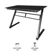 Bàn Gaming ESport Z003 | Chữ Z, chân đen, mặt gỗ