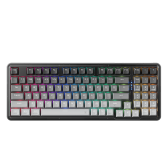 Bàn phím cơ Machenike K500F-B94W Tri-Mode RGB Grey | Wireless, GR Purple