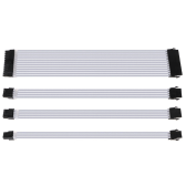 Bộ 4 cáp nối trang trí Case Leopard - Trắng