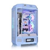 Thùng máy Case Thermaltake The Tower 300 Hydrangea Blue Micro Tower Chassis | Xanh, sẵn 2 fan ARGB 14cm (CA-1Y4-00SFWN-00)