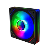 Fan Case Leopard S1 Auto RGB - Black (Cắm nguồn trực tiếp)