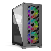 Thùng máy Case Cooler Master Elite 301 Lite - Đen | Sẵn 1 fan đen