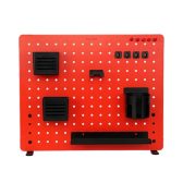 Bảng treo đồ Pegboard HyperWork Aster PG02 | Đỏ