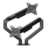 Giá treo màn hình đôi Human Motion T6 Pro Dual - Đen | 17 - 32 inch