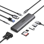Hub chuyển đổi Type C Ugreen (15601) | 10 in 1