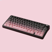 Bàn phím cơ Xinmeng M75 RGB | Wireless, Black Pink, Triple Mode, Hot swap, RGB, Peach V2 axis Switch