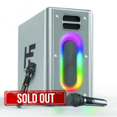 Loa Bluetooth HiFuture MusicBox - Silver | Output 100w, RGB, Kèm 2 mic