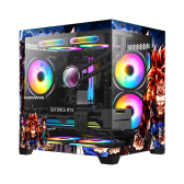 Thùng máy Magic Aqua M Ultra Plus Songoku - Đen | Full Micro ATX