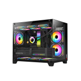 Thùng máy Case Magic Aqua-M Ultra Pro - Đen | Full Micro ATX, AIO 360 Top