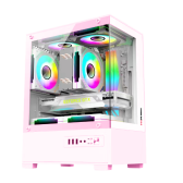 Thùng máy Case Magic MIX - Hồng | Micro ATX, không kèm fan
