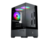 Thùng máy Case Xigmatek View II 3F M-ATX | Màu đen