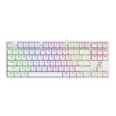 Bàn phím cơ Dare-U EK87 V2 White | Led viền, blue switch