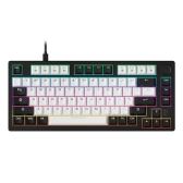 Bàn phím cơ Dare-U EK75 White - Black | PBT, Type C,  Dream (Linear) Switch