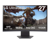 Màn Hình Gaming LG 27GS60QC-B.ATVQ | 27 inch, 2K, VA, 180Hz, 1ms, chân xoay, Cong 1000R
