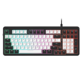 Bàn phím cơ Dare-U EK98 White Black | Multi Led