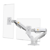 Giá treo màn hình đôi North Bayou F160 - Màu trắng | 17 - 27 inch