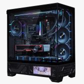 Thùng máy Case VALKYRIE VK-03 ATX - Black | Màn hình 6.2