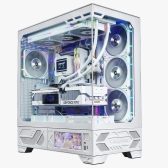 Thùng máy Case VALKYRIE VK-03 ATX - White | Màn hình 6.2