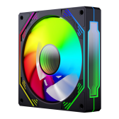 Fan Case Magic Ultra SnowMan Molex - Đen | Cắm nguồn trực tiếp, RGB, fan lẻ 120mm