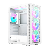 Thùng máy Case Montech X3 Glass - Trắng | Gắn sẵn 6 fan RGB