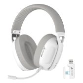 Tai nghe gaming Attack Shark L80 Ultra-Light Tri-Mode - White