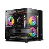 Thùng máy Case Aqual X2-M | Micro-ATX, Đen