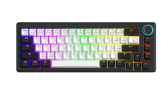 Bàn phím cơ Dare-U EK65s White - Black | PBT, led RGB, 2 sides RGB strip, Type-C