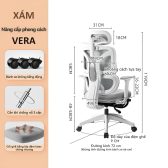 Ghế công thái học Ergonomic VERA | Màu xám